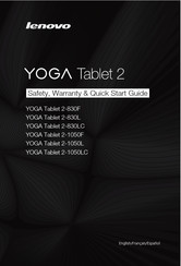 Lenovo YOGA 2-830LC Guide Rapide