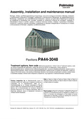 Lemeks Palmako PA44-3048 Assemblage, Manuel De Montage Et D'entretien