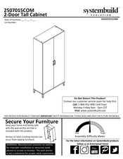 Systembuild Evolution 2507015COM Livret D'instructions