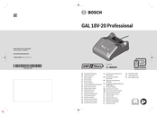 Bosch GAL18V-20 Notice Originale