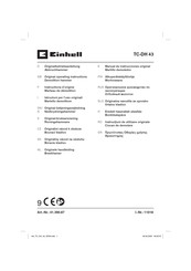 EINHELL TC-DH 43 Instructions D'origine