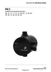 Grundfos PM 2 Instructions D'installation Et D'opération
