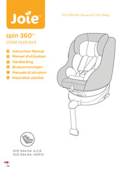 Joie spin 360 Manuel Utilisateur