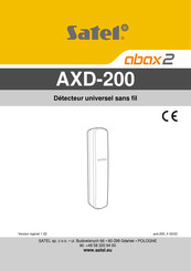 Satel abax2 AXD-200 Mode D'emploi