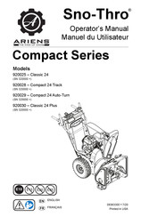 Ariens 920025 Manuel De L'utilisateur