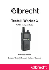 Albrecht Tectalk Worker 3 Manuel D'utilisation