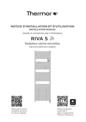 Thermor RIVA 5 Notice D'installation Et D'utilisation