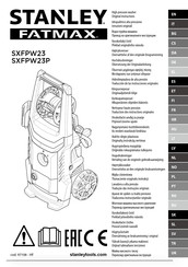 Stanley FATMAX SXFPW23 Traduction Des Instructions Originales