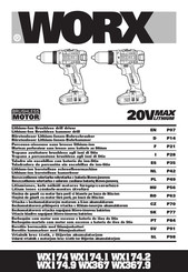 Worx WX174 Notice Originale