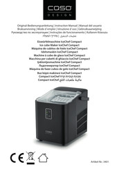 CASO DESIGN IceChef Compact Mode D'emploi