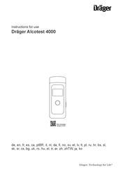 Dräger Alcotest 4000 Notice D'utilisation