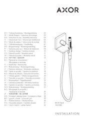 Hansgrohe AXOR Starck 10651 Série Mode D'emploi / Instructions De Montage