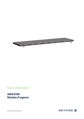 Getinge 4009.0700 Notice D'utilisation
