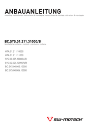SW-Motech SYS.00.005.10000L/B Instructions De Montage