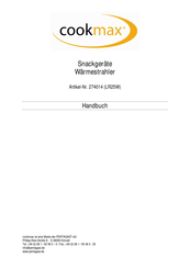 cookmax LR25R-W Manuel D'installation, D'entretien Et D'utilisation