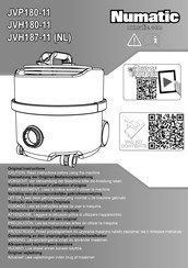 Numatic JVH 180-11 Manuel D'utilisation