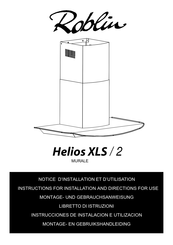 ROBLIN Helios XLS / 2 Notice D'installation Et D'utilisation