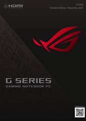 Asus G Série Mode D'emploi