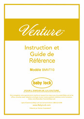 Baby Lock Venture BMVT10 Guide De Référence