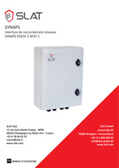 SLAT SYNAPS POE5F V 8P2F C Manuel D'utilisation