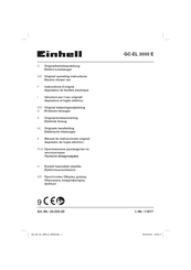EINHELL GC-EL 3000 E Instructions D'origine