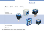 Burkert SE35 Guide Rapide