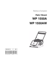 Wacker Neuson WP 1550A Notice D'emploi