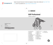 Bosch GOF Professional 1250 LCE Notice Originale