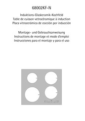 AEG 68002 KF-N Instructions De Montage Et Mode D'emploi
