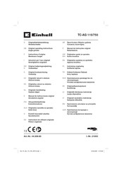 EINHELL TC-AG 115/750 Instructions D'origine