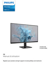 Philips 2000 Série Manuel D'utilisation