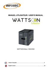 INFOSEC UPS SYSTEM WATTSON Moov 2500 Mode D'emploi