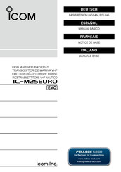 Icom IC-M25EURO Notice De Base