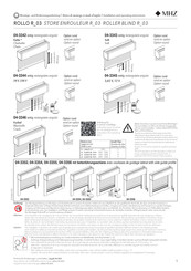MHZ ROLLO R 03 Notice De Montage Et Mode D'emploi
