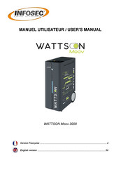 INFOSEC UPS SYSTEM WATTSON Moov 3000 Manuel De L'utilisateur