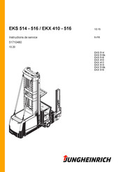 Jungheinrich EKX 410 Instructions De Service
