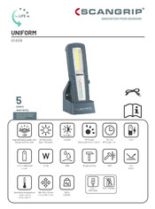 SCANGRIP UNIFORM Mode D'emploi