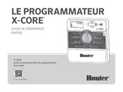 Hunter X-CORE Guide De Démarrage Rapide