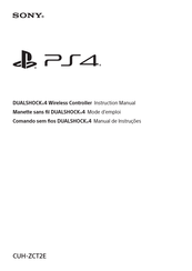 Sony PS4 DUALSHOCK 4 Mode D'emploi