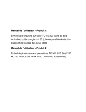 EINHELL 43.404.15 Instructions D'origine