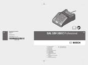 Bosch GAL 18V-160 C Professional Notice Originale