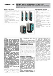 gefran GRS-H 50A Mode D'emploi