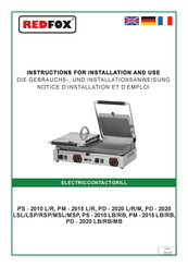 Redfox PS-2010 L Notice D'installation Et D'emploi