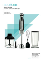 cecotec PowerGear 1500 Pro Manuel D'instructions