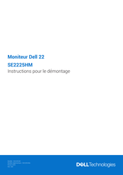 Dell SE2225HMo Notice De Montage