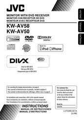 JVC KW-AV50 Manuel D'instructions