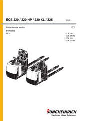 Jungheinrich ECE 220 HP Instructions De Service
