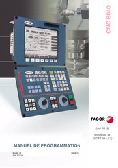 Fagor CNC 8040 Manuel De Programmation
