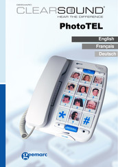 Geemarc CLEARSOUND PhotoTEL Mode D'emploi