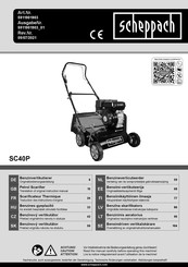 Scheppach 5911901903 Traduction Des Instructions D'origine